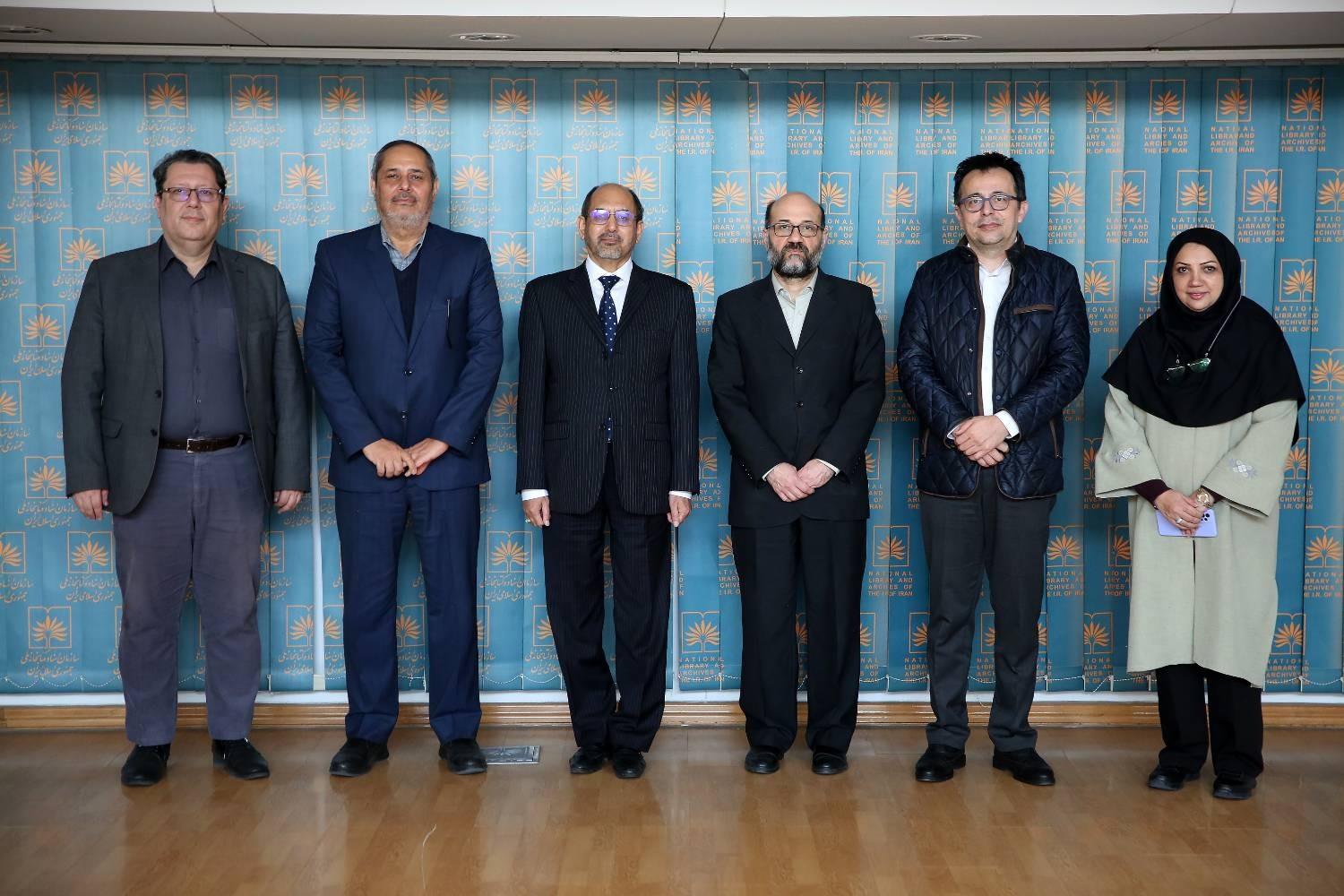 President of ECO Cultural Institute Meets with the Head of the National Library and Archives of Iran